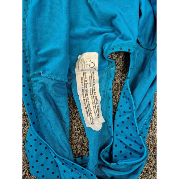 Vanity Fair Womens Blue Polka Dot High-Waist Briefs Size 3X Nylon Blend - Picture 7 of 8